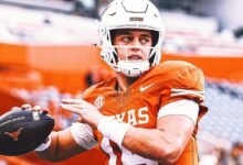 ‘Se lo merecía’: Steve Sarkisian, HC de Texas, elogia al QB Arch Manning tras la victoria