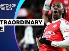 Cómo brilló Eze en su debut con el Arsenal