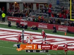 Darrion Dupree de Wisconsin corrió para un touchdown de 84 yardas para ampliar la ventaja de Illinois