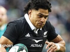 Inglaterra-Nueva Zelanda: los All Blacks llaman al banquillo a Wallace Sititi