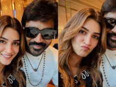 Kriti Sanon comparte una adorable selfie con su coprotagonista Tere Ishq Me, Dhanush.