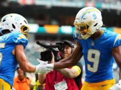 El modelo de computadora bloquea las predicciones de puntuación del SGP Chargers vs.Jaguars para la Semana 11 de la NFL