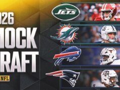 Draft simulado de la NFL 2026, AFC Este: mayores necesidades para Jets, Dolphins, Bills y Patriots