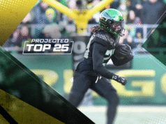 Las predicciones de las 25 mejores clasificaciones de fútbol universitario de hoy ingresan a la semana 14