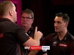 ‘¡Polémica en el escenario!’ | ¡Duijvenbode enojado con el árbitro después de que le anularan el dardo!