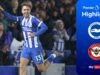 Drama de penales tardío mientras Brighton logra la remontada sobre Brentford