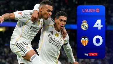 Mbappé y Bellingham en llamas en el triunfo del Madrid sobre el Valencia Mbappé y Bellingham en llamas en el triunfo del Madrid sobre el Valencia