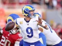 Por primera vez en 232 juegos de su carrera, Matthew Stafford podría estar por encima de .500