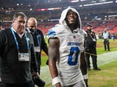 El entrenador de corredores de los Lions pidió a Jahmyr Gibbs que fuera un mejor tackleador, y así lo hizo.