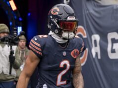 DJ Moore, Rome Odunze regresó a practicar para los Bears el jueves