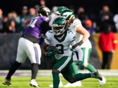 Los Jets lideraban a los Ravens 7-3 en el entretiempo