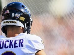 Justin Tucker es elegible para ser fichado por cualquier equipo
