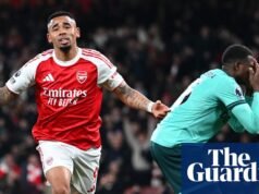 El último gol en propia meta de Muslimra le dio al Arsenal una dramática victoria sobre los desafortunados Wolves | primera división