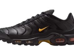 Información de lanzamiento de Nike Air Max Plus Premium “Negro/Rose Gold Metallic”.