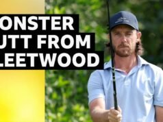 Dubai Invitational: el golfista Tommy Fleetwood finalizó con un enorme putt