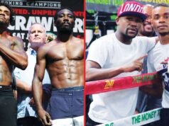 Errol Spence compara a Crawford y Mayweather tras compartir ring con ambos: “Es el mejor”