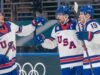 Resultados y preguntas de la victoria olímpica de hockey del equipo de EE. UU. sobre Letonia