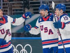Resultados y preguntas de la victoria olímpica de hockey del equipo de EE. UU. sobre Letonia