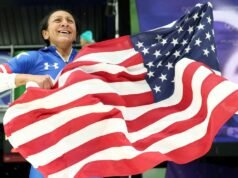 Elana Meyers Taylor, de 41 años, de Estados Unidos, ganó su primera medalla de oro olímpica en monobob.