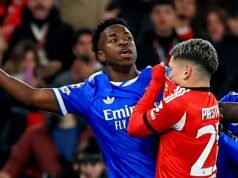 Benfica vs Real Madrid se detuvo durante 10 minutos tras las acusaciones de racismo de Vinicius Jr tras el incidente con Gianluca Prestianni | noticias de futbol