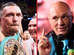 Tyson Fury cree que Usyk perderá su título si evita pelear contra el invicto peso pesado