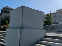 Cecil Rhodes Plinth en Ciudad del Cabo, Sudáfrica