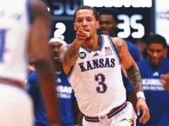 Tre White lidera al No. 14 Kansas sobre el No. 5 Houston en la tercera derrota consecutiva de los Cougars