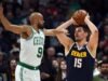 Nikola Jokic anota 30 puntos y los Nuggets se alejan de los Celtics