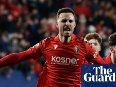 Fútbol europeo: Osasuna sorprendió al Real, Kane derrotó al Bayern ante el Frankfurt | club de fútbol europeo