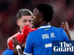 Vinícius Júnior apunta a los ‘cobardes’ racistas tras la derrota del Benfica ante el Real Madrid | Vinícius júnior