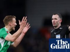 Kavanagh fue eliminado de la Premier League tras un error en la derrota de Villa ante Newcastle | árbitro