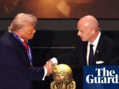 Infantino se disculpa con los aficionados británicos y defiende la concesión del premio de la paz a Trump | Fútbol americano
