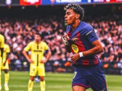 Lamine Yamal anotó el primer hat-trick de su carrera con el Barcelona en la victoria sobre el Villarreal