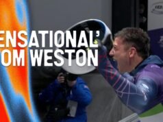 Weston del equipo GB lidera el equipo reducido