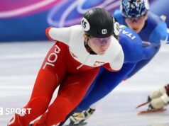 Juegos Olímpicos de Invierno 2026: un patinador polaco tendrá que someterse a una cirugía facial tras una colisión en pista corta