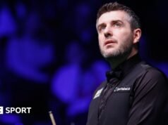 Abierto de Gales: el campeón defensor Mark Selby fue derrotado por Jiang Jung en la ronda 1