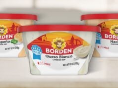 Borden lanza tres variedades de queso refrigerado