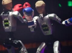 El boxeo robótico chino atrae multitudes en San Francisco