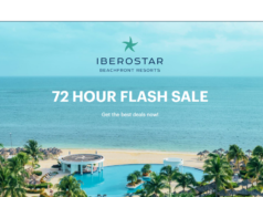 Descuento IHG Iberostar de 3 días de hasta un 55% de descuento en Venta Flash para estancias en América del 1 de marzo al 31 de octubre de 2026 (reserva antes del 18 de febrero)