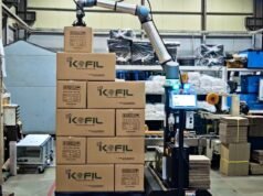 Korea Filter Engineering aumenta la producción un 30% con Robotiq Lean Palletizing