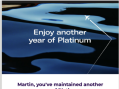 Persiguiendo el estatus de viajero frecuente en un sistema apilado