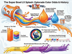 Probabilidades de color del Super Bowl LX Gatorade 2026: predicciones, historia y tabla de ganadores anteriores