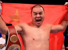 El peligroso objetivo del peso pesado británico, Zhilei Zhang, lucha: “No daré marcha atrás”