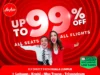 AirAsia ofrece su mayor oferta esta semana con hasta un 99% de descuento en vuelos
