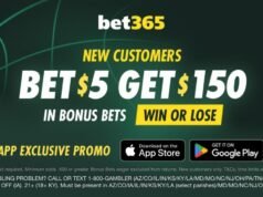 Utilice el código de bono de bet365 CBSBET365 para obtener un bono de $150 dirigido a Florida-Georgia, 76ers-Knicks, Jazz-Kings