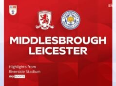 Middlesbrough-Leicester 1-1