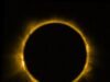 Anillo de fuego satelital, imagen de un eclipse solar tomada desde órbita
