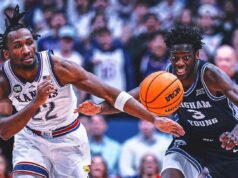 Darryn Peterson supera a AJ Dybantsa mientras Kansas, el No. 14, vence al No. 13 BYU 90-82