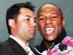 Oscar De La Hoya reacciona al regreso de Floyd Mayweather al boxeo profesional: “Quizás quiera la revancha”