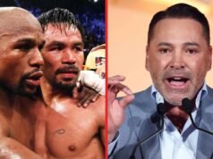 Oscar De La Hoya ve un solo ganador en la revancha Mayweather vs Pacquiao: “Lo siento por él”